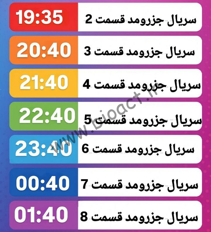جدول پخش شبکه tv8 فارسی – تی وی هشت【امروز】+ فرکانس