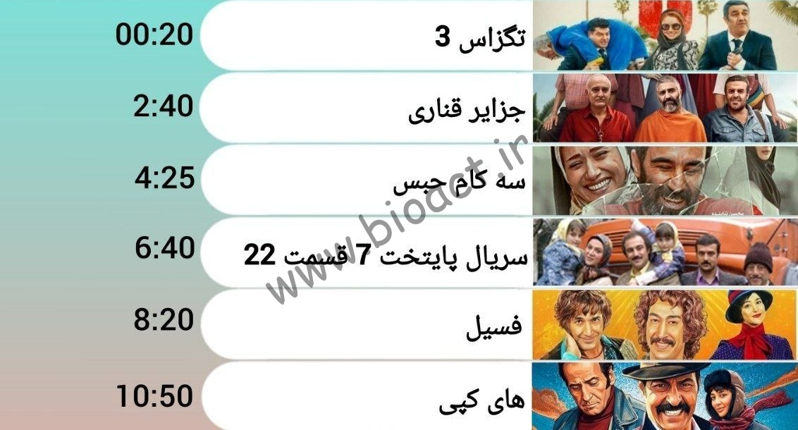 جدول پخش شبکه آی سی سی – icc 【امروز】+ فرکانس